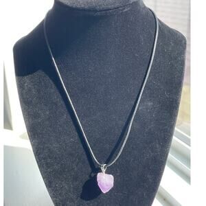 Crystal Amethyst Point Necklace